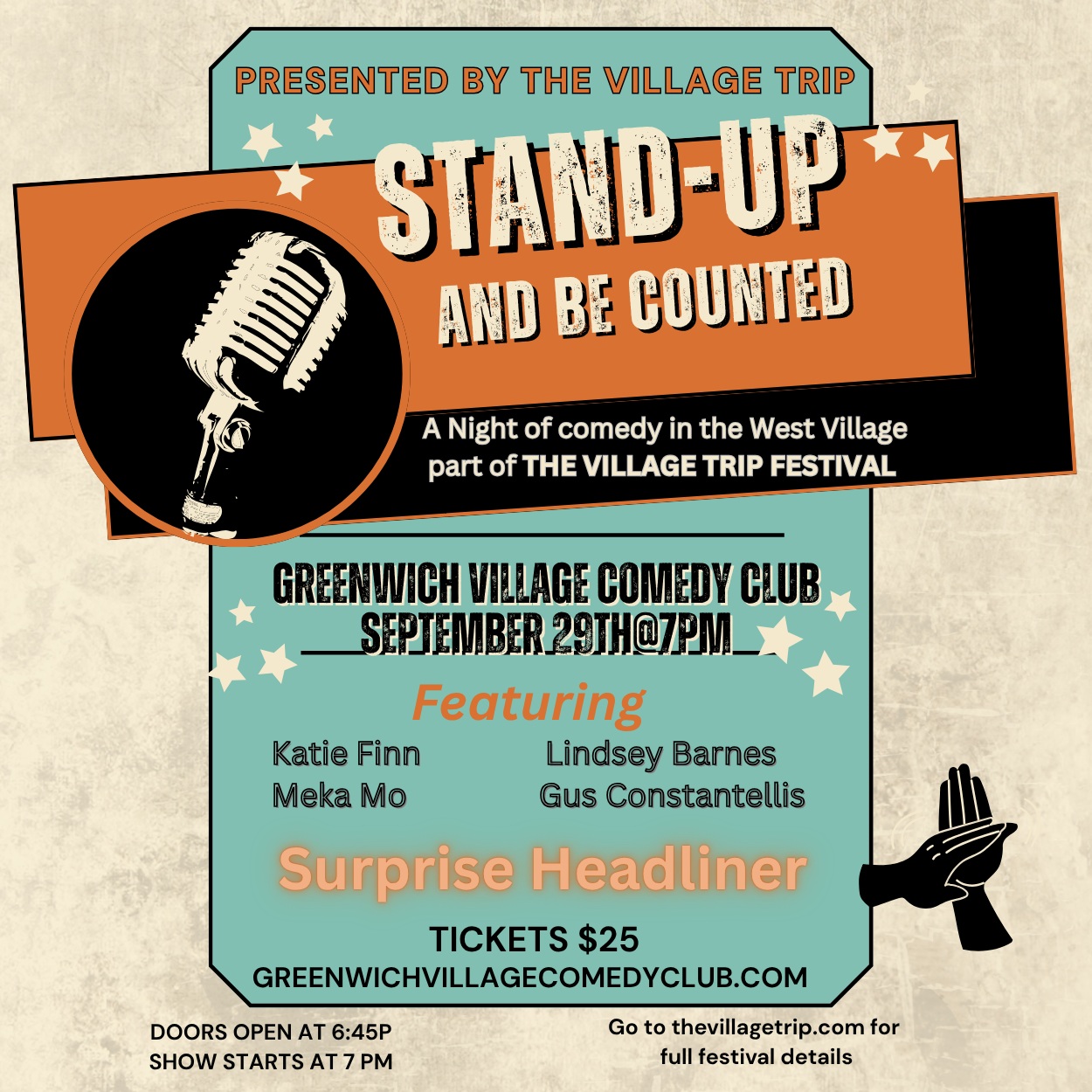 Photo of The Village Trip Festival Presents: Stand Up And Be Counted